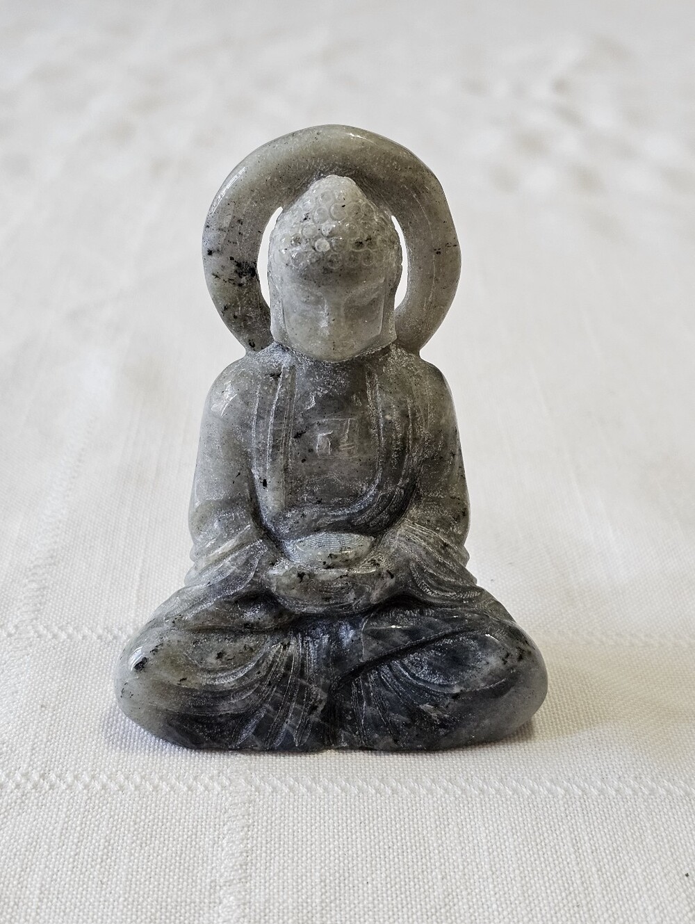 Labradorite  Buddha Sculpture